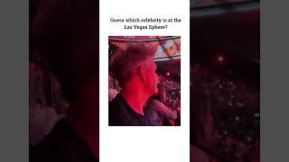 Famous Chef Celebrity is at the Las Vegas Sphere and enjoying UFC!