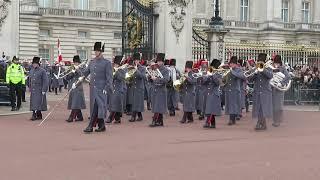 2018 11 05 Guards Dismount RCA Band & RCR March Off