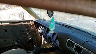 Bayside Breeze and Jasmin Little Tree Air Freshener in Junkyard 1975 Plymouth Fury