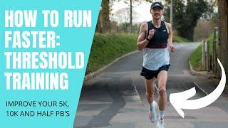 HOW TO RUN FASTER 5K, 10K AND HALF MARATHONS (THRESHOLD TRAINING)