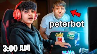 I Tried Living Like PETERBOT For 24 Hours... (Season 4)