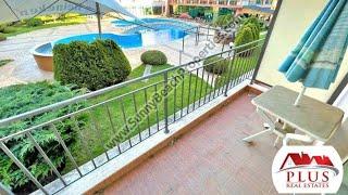 Pool view furnished studio apartment for sale Pollo Resort Sunny beach Bulgaria