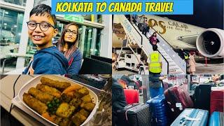 Kolkata to Canada Emirates  flight experience with Kid | Kolkata to  Toronto travel experience