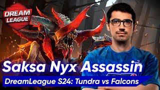 SAKSA NYX ASSASSIN SOFT SUPPORT 7.37d | Dota 2 Pro Gameplay