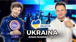 UKRAINA  STAWIA NA WOKAL! NOWY FAWORYT EUROWIZJI JUNIOR 2024? | Artem Kotenko - Dim | REAKCJE