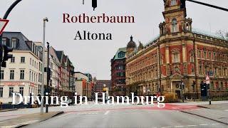 DRIVING IN HAMBURG *[Rotherbaum ️ Altona]**[4K]*