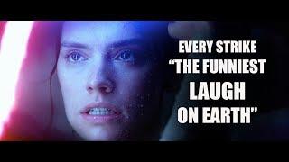 Star Wars VII - every strike "the funniest laugh on earth"