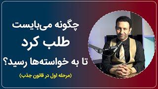 برای رسیدن به هر خواسته‌ای اول می‌بایست آن را درست طلب کرد