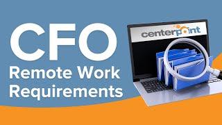 CFO Remote Work Requirements | Microsoft Office 365 | Cloud Technologies | Centerpoint IT