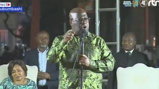 en direct de Lubumbashi : Discours percutant du président Felix TSHISEKEDI