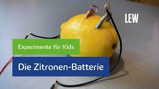 Mit einer Zitrone Strom erzeugen? So geht's! | Experimente für Kids