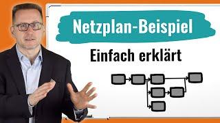 Netzplan einfach erklärt: Ein Beispiel mit Vorwärts und Rückwärtsterminierung [Netzplantechnik]