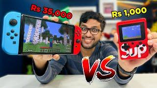 EXPENSIVE NINTENDO SWITCH VS CHEAP PORTABLE CONSOLE !