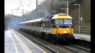 47712 'Lady Diana Spencer' POWERS off to Scotland, with the Push-Pull tour.Hartford, 24th Feb 2023