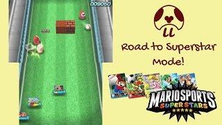 Mario Sports Superstars - Road to Superstar amiibo Gameplay