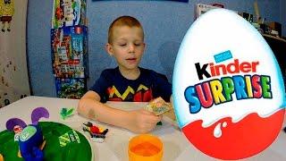 Киндер сюприз, открывание яиц, Киндер игрушки Unboxing Kinder Surprise