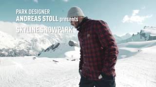 Park designer Andreas Stoll presents a perfectly shaped SKYLINE SNOWPARK Schilthorn 2017