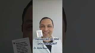 Raiz de dente sepultado na boca? Dr. Rafael Ruman responde! #siso