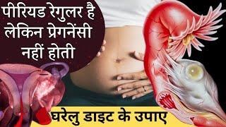 पीरियड्स रेगुलर है लेकिन प्रेगनेंसी नहीं होती - Regular Period but No Pregnancy  - Youtube Saheli