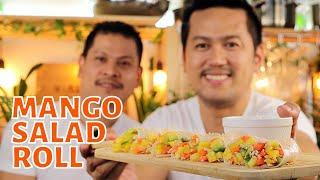 Delicious and Crunchy Mango Salad Roll | Easy Way to Eat Your Salad