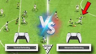 ADVANCED DEFENDING v TACTICAL DEFENDING #eafc24 | EA FC 24 DEFENDING TUTORIAL