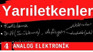 Elektronik-1 : Yarıiletken | Yarıiletkenler