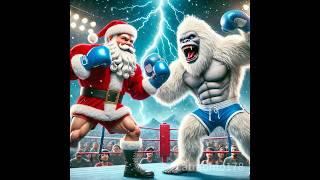 Santa Claus and the Snow Monster(fight for dad)