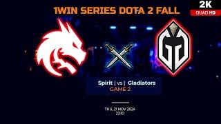 Team Spirit vs Gaimin Gladiators Game 2 Highlights | 1win Series Dota 2 Fall Playoffs | [21-Nov-24]