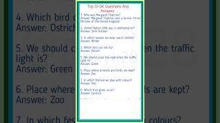 Unleash Your Gk Potential: Top 10 Questions and Answers Exposed #anshuyadavknowledge