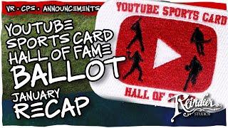 January Recap | #YTSCHoF Nominees