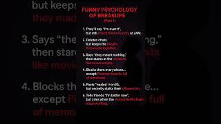 Psychology facts about breakup #shorts