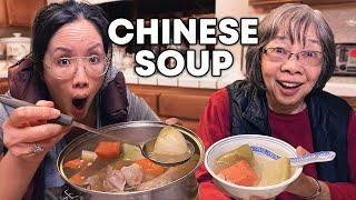 I Cook TRADITIONAL Chinese Soup With Mom