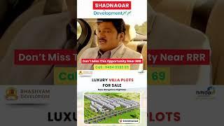 Open Plots for Sale on Hyderabad to Bangalore Highway, Shadnagar Starting at ₹18,500/ per sq yard.