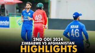 Full Highlights | Zimbabwe vs Afghanistan | 2nd ODI, 2024