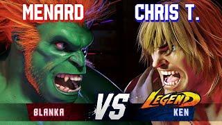 SF6 ▰ MENARD (Blanka) vs CHRIS TATARIAN (Ken) ▰ High Level Gameplay