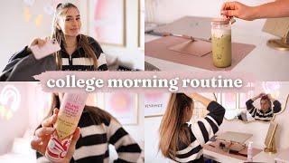 college morning routine 2023 | how i get ready for class 