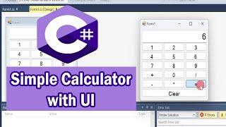 How to create calculator in C# Windows Forms Application