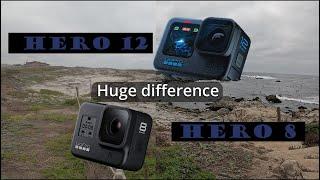 Gopro Hero 8 vs Hero 12 | Side by Side Comparison