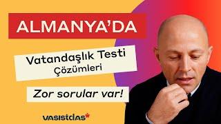 Almanya vatandaşlık testini çözüyorum! Bu kadar yanlışla geçebilir miyim?