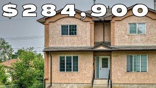 Edmonton Home For Sale UNDER $300,000 | Edmonton Real Estate 2024