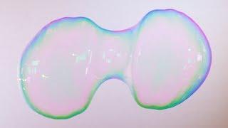 Blowing Bubbles in 4K Slow Motion