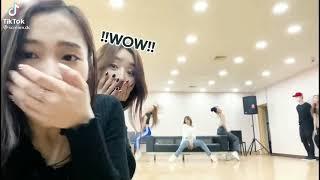 Sua and Gahyeon reaction on Dami sexy dance.