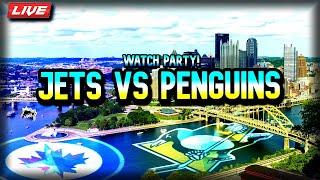 Winnipeg Jets Vs Pittsburgh Penguins LIVE | NHL Play By Play & Watch Party