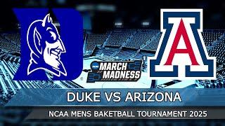 NCAA March Madness 2025 - Duke vs Arizona Sweet Sixteen Full Game Highlights - NBA 2K25 Sim
