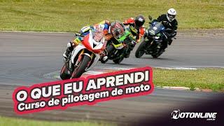 CURSO DE PILOTAGEM de MOTO - VALE A PENA? | Fizemos