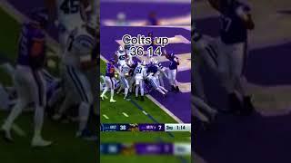 Biggest comeback in NFL history Vikings vs colts #nfl #shorts #football #vikings #colts