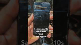 Samsung A10s lock screen hard reset and FRP bypass @maliktech87