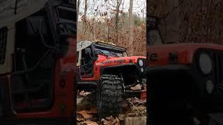 Trailin' Jeep Renegade Axial SCX10 III JEEP CJ-7 ‎#subscribe @axialvideos  #crawlerrc