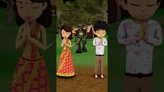 Navratri special ️ | happy navratri | Gulli Bulli | Cartoon | granny | short #durga #happynavratri