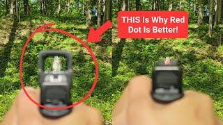 Is Red Dot Better Than Iron Sights?